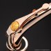 画像3: YAMAHA　アルトサックス用ネック　スターリングシルバー製　特注ピンクゴールドメッキ仕上げ　【AG1AG-Pink Gold Plated】 (3)