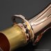 画像5: YAMAHA　アルトサックス用ネック　スターリングシルバー製　特注ピンクゴールドメッキ仕上げ　【AG1AG-Pink Gold Plated】 (5)