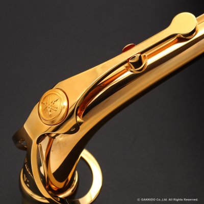 画像3: YAMAHA　アルトサックス用ネック　スターリングシルバー製　特注金メッキ仕上げ　【AV1AG-Gold Plated】
