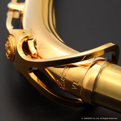 画像4: YAMAHA　アルトサックス用ネック　スターリングシルバー製　特注金メッキ仕上げ　【AV1AG-Gold Plated】