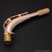 画像1: YAMAHA　アルトサックス用ネック　スターリングシルバー製　特注ピンクゴールドメッキ仕上げ　【AV1AG-Pink Gold Plated】 (1)