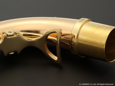 画像6: Yanagisawa　アルトサックス用ネック　AKz2　ブロンズブラス製　クリアラッカー仕上げ　【アッパースタイル】
