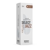 D'Addario Woodwinds　JAZZ SELECT　テナーサックス用リード　【アンファイルドカット】