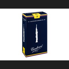 Vandoren Traditional ソプラノサックス用リード - ヴィンテージ