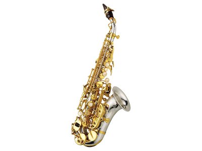 画像1: Yanagisawa　Silver Sonic SC-WO37　カーブドソプラノサックス　【クリアラッカー仕上げ】