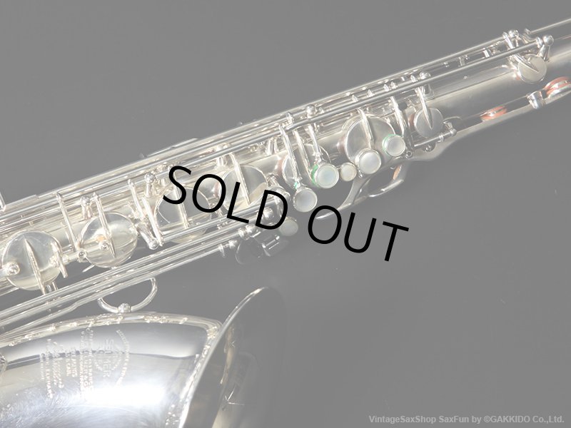 H.SELMER Super Balanced Action Tenor Sax Silver Plated 1947