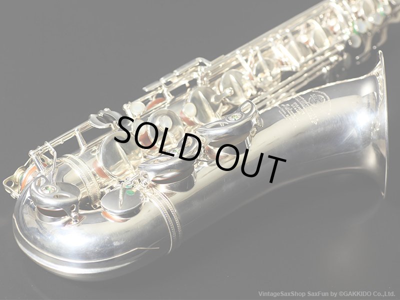 H.SELMER Super Balanced Action Tenor Sax Silver Plated 1947