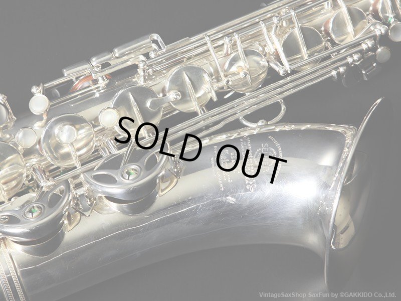 H.SELMER Super Balanced Action Tenor Sax Silver Plated 1947