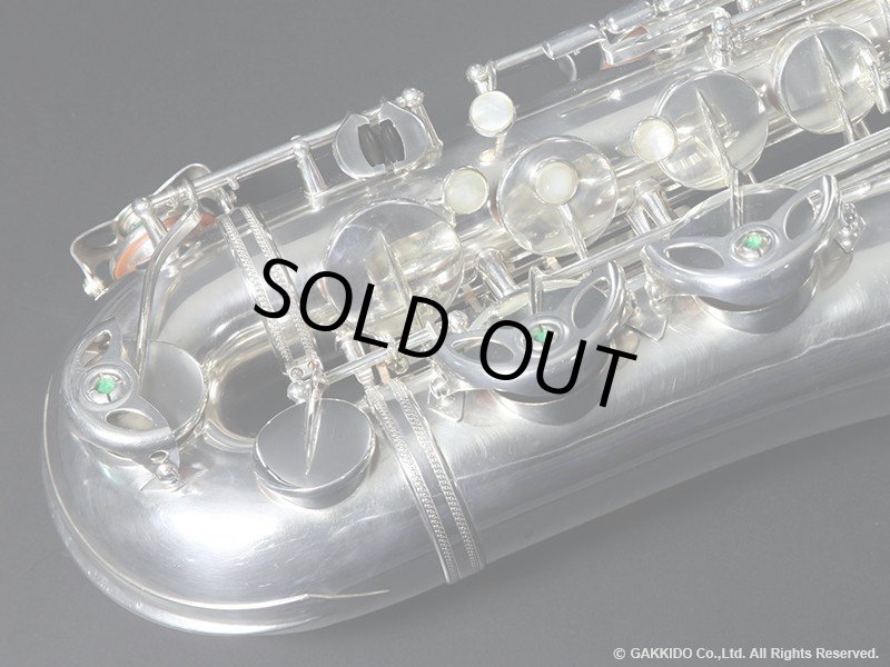 H.SELMER Super Balanced Action Tenor Sax Silver Plated Serial No