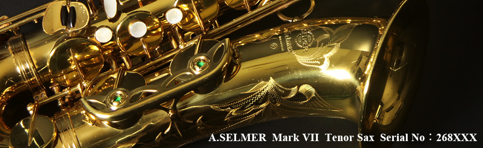 A.SELMER Mark VII Tenor Sax Serial 268XXX Vintage