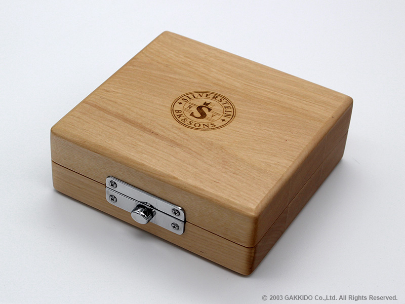 SILVERSTEIN　木製マウスピースケース 3本用　【WMCS-3】　【Sサイズ】