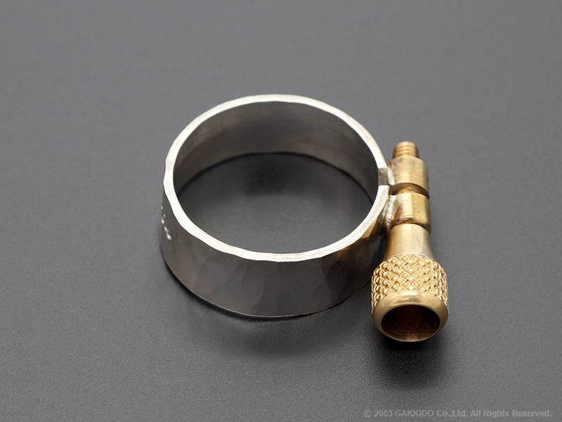 Gottsu　Solid Silver Ligature　テナーサックス用リガチャー　対応：ラバーマウスピース