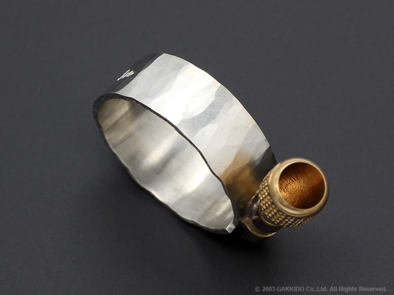 Gottsu　Solid Silver Ligature　テナーサックス用リガチャー　対応：メタルマウスピース（Gottsu  Master・Double Ring共通）