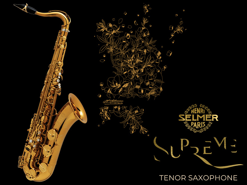 H.SELMER　シュプレーム　テナーサックス　【ダークゴールドラッカー仕上げ】