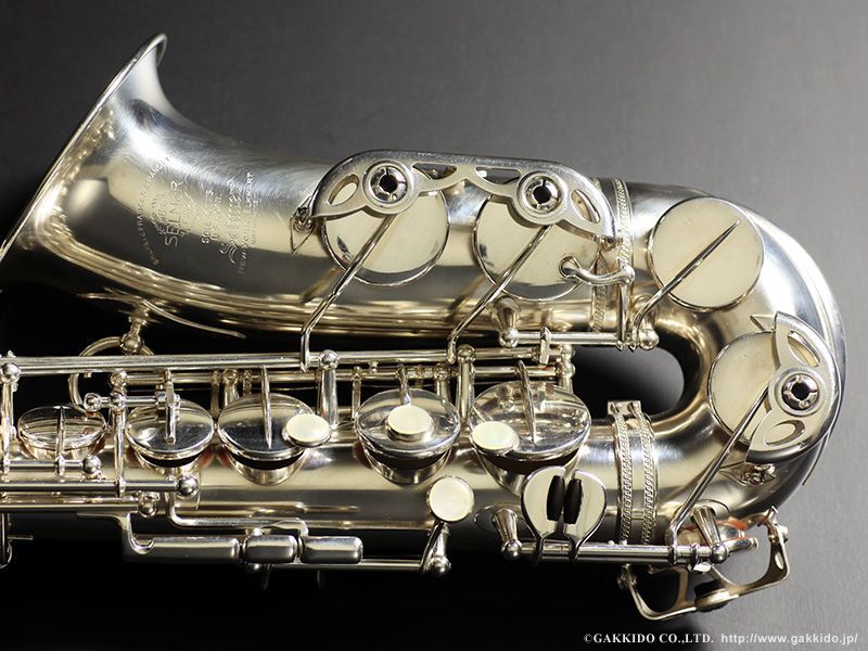 H.SELMER Super Balanced Action Alto Sax Silver Plated 1950年製 Serial  No：47XXX 【Vintage】 - ヴィンテージサックスショップ Sax Fun