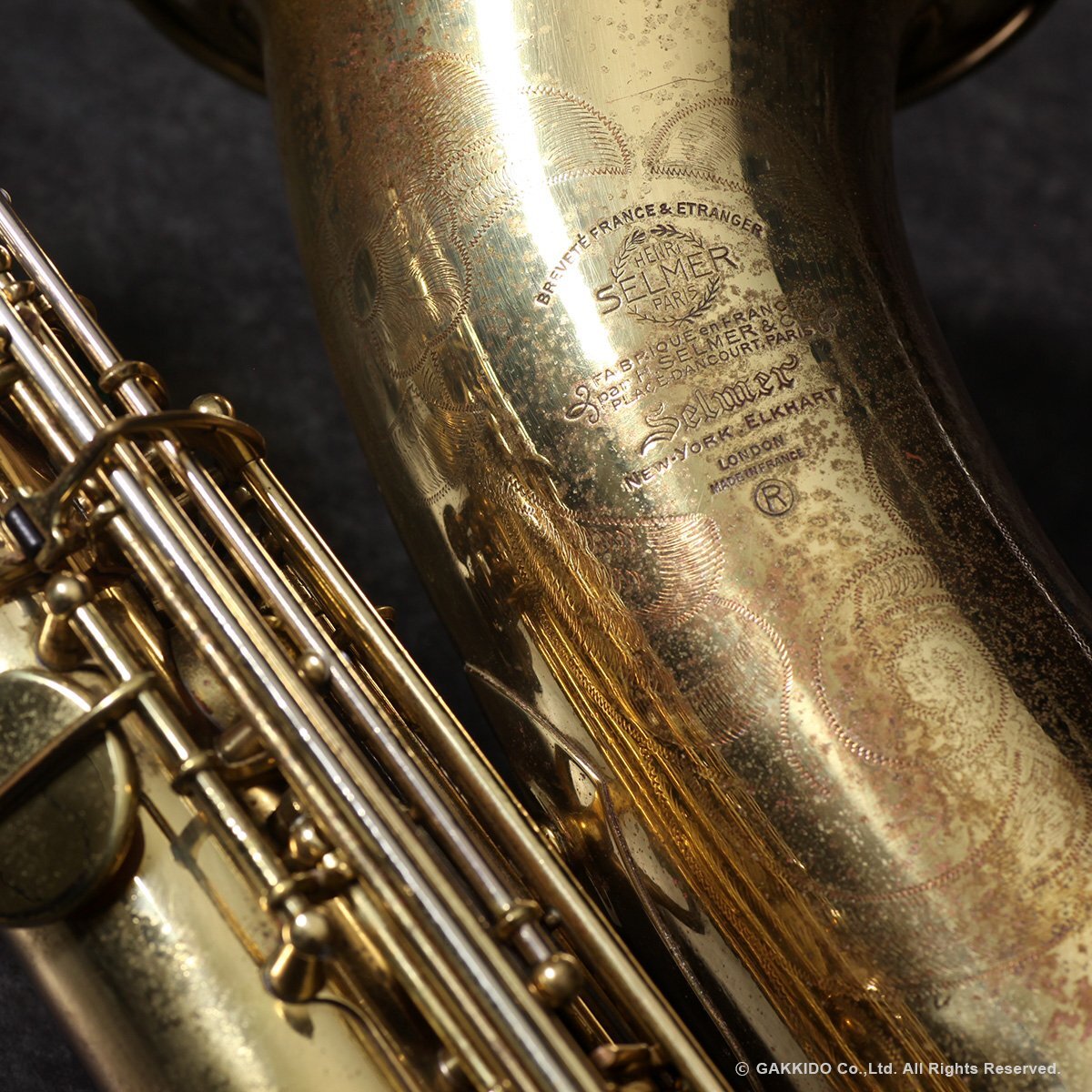 H.SELMER Mark VI Baritone Sax Low A Serial No：91XXX 【Relacquer 