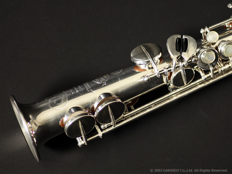 H.SELMER Mark VI Sopranino Sax Silver Plated Serial No