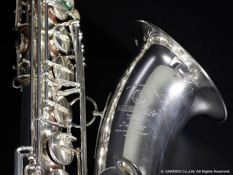 管楽器・吹奏楽器 SELMER Balanced Action H.SELMER Balanced Action Tenor Sax Silver Plated Serial No：32XXX