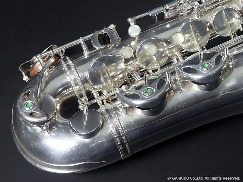 H.SELMER Super Balanced Action Tenor Sax Silver Plated Serial No