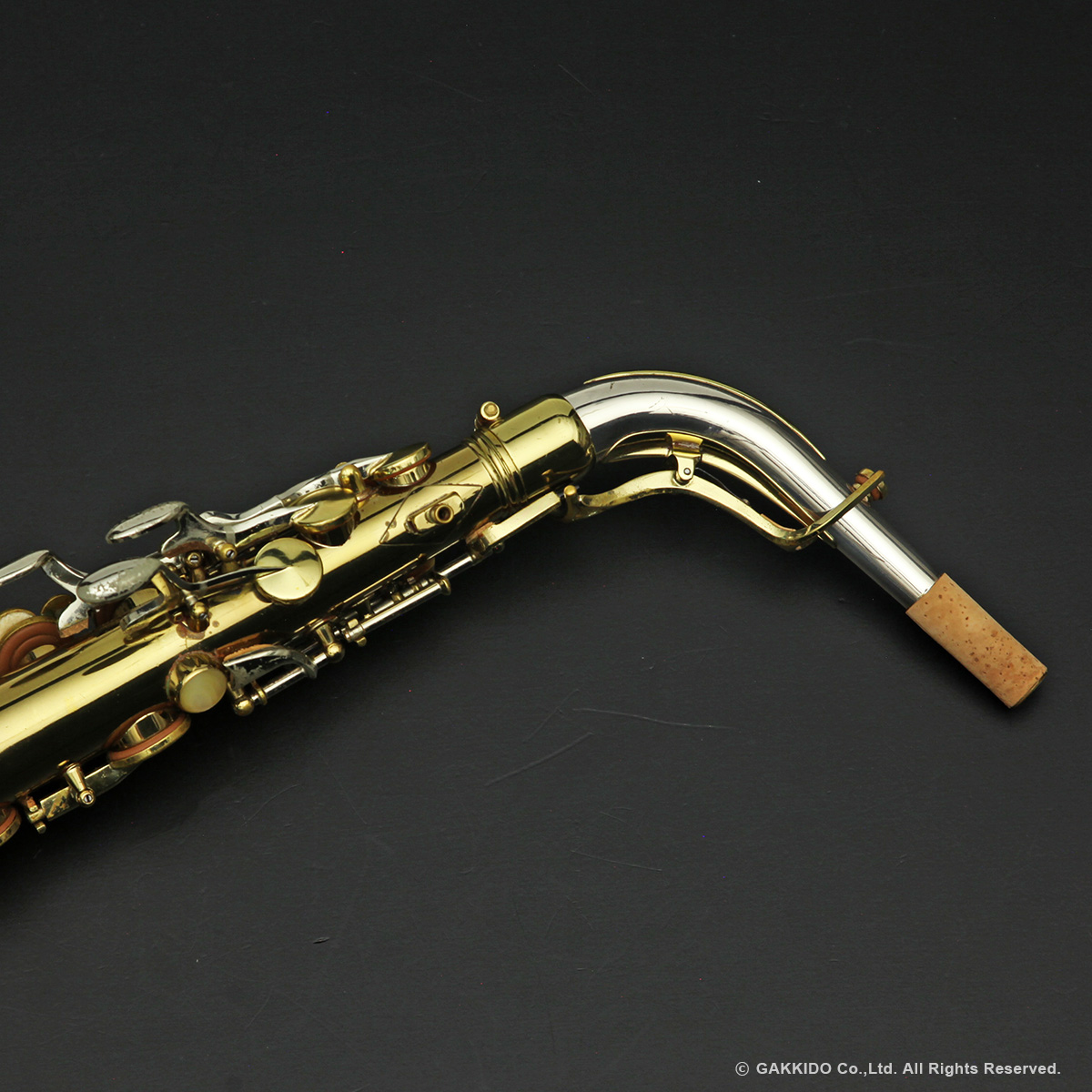 KING Super20 Silver Sonic Gold Inlay Alto Sax Serial No