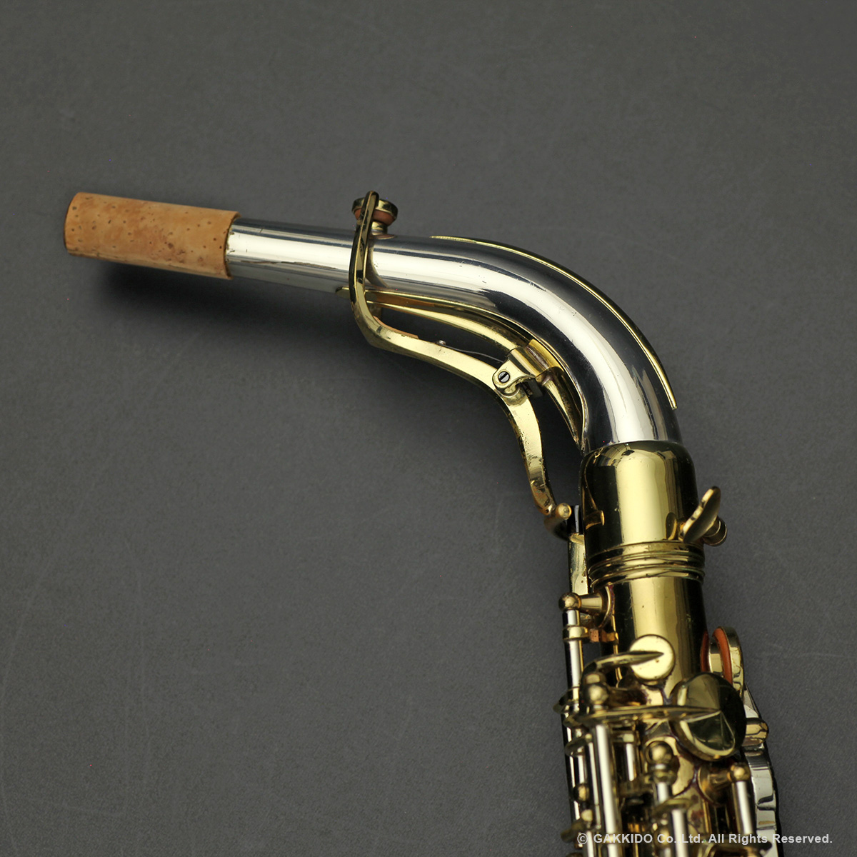 KING Super20 Silver Sonic Gold Inlay Alto Sax Serial No
